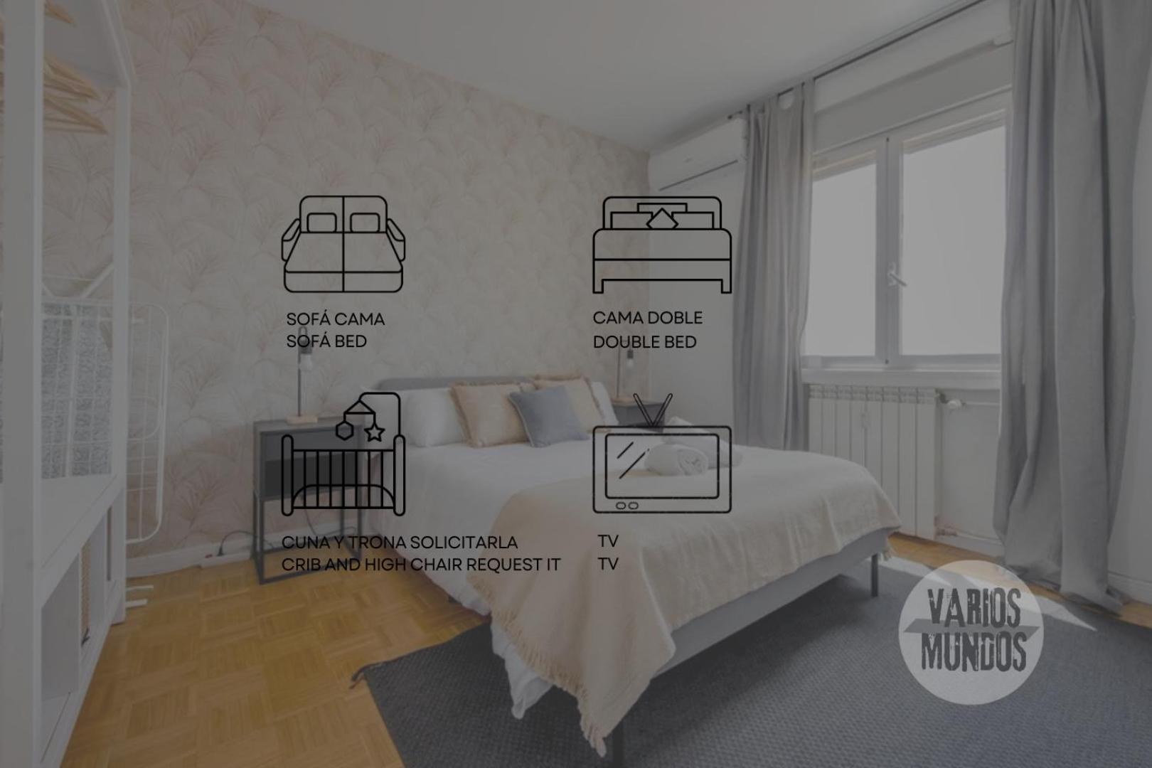 New Apt Para 7Pax En El Corazon De Madrid-Centro Kültér fotó